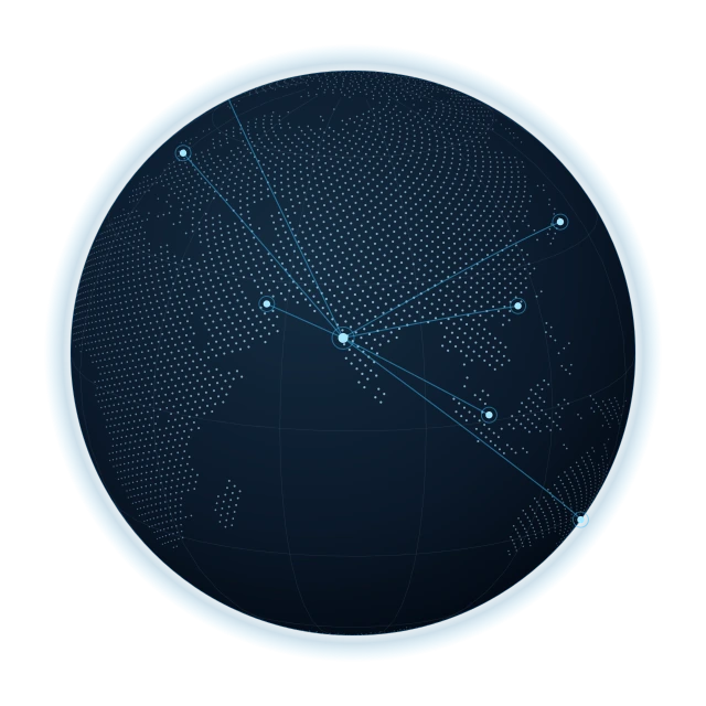 Global market centres connected to Mumbai